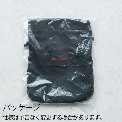 �ͥ��ݥ�OK ������ �֥꡼�ե��� BRIEFING MESH DRAWSTRING POUCH S