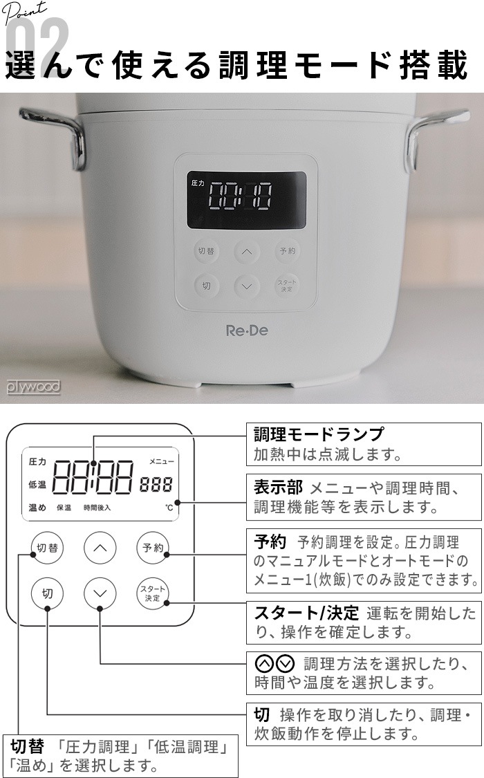 2025ǯǥ ReDe Pot ǥݥå 2L EPC01A-20