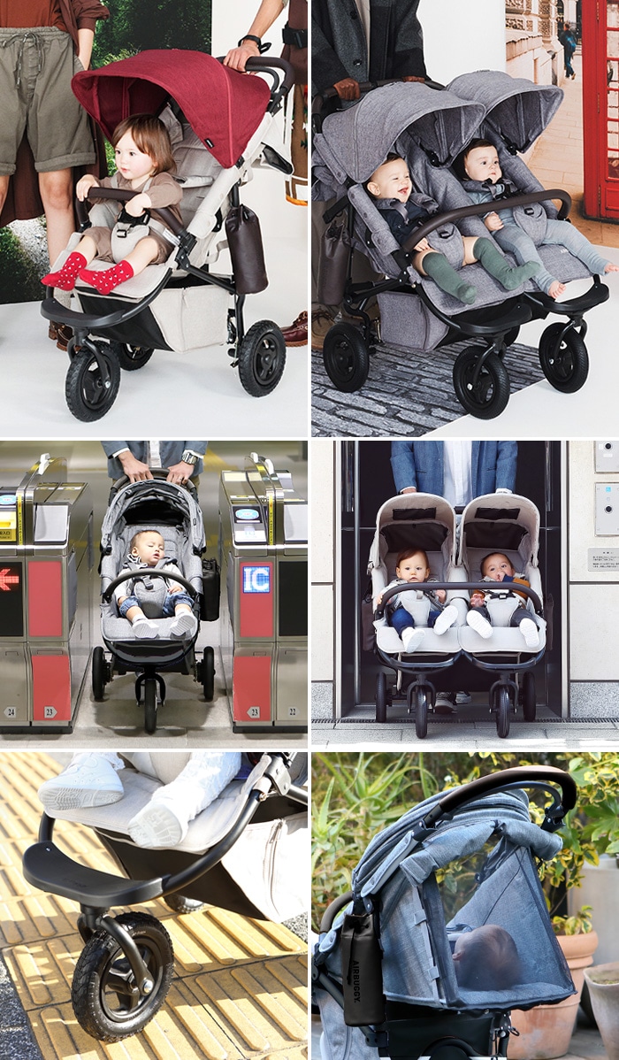 AIRBUGGY COCO DOUBLE EX FROM BIRTH �����Х���