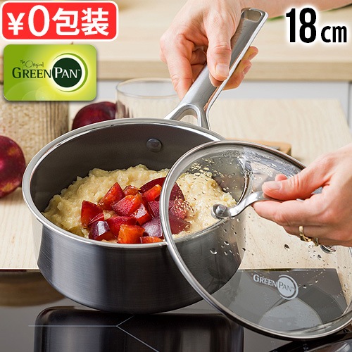 ����Ź ���꡼��ѥ� �����ڥå��� [ �������ѥ� 18cm 05100389 ] ���饹���դ� GreenPan APEX COLLECTION