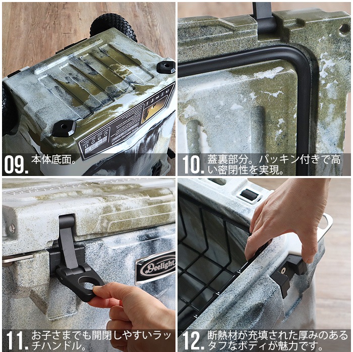�ǥ����饤�� ���������� �����顼�ܥå��� �ۥ������դ� 45QT / ��42L Deelight iceland Cooler Box ver.2