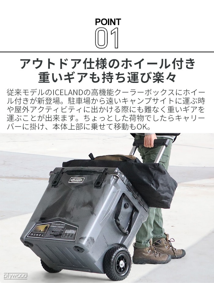 �ǥ����饤�� ���������� �����顼�ܥå��� �ۥ������դ� 45QT / ��42L Deelight iceland Cooler Box ver.2
