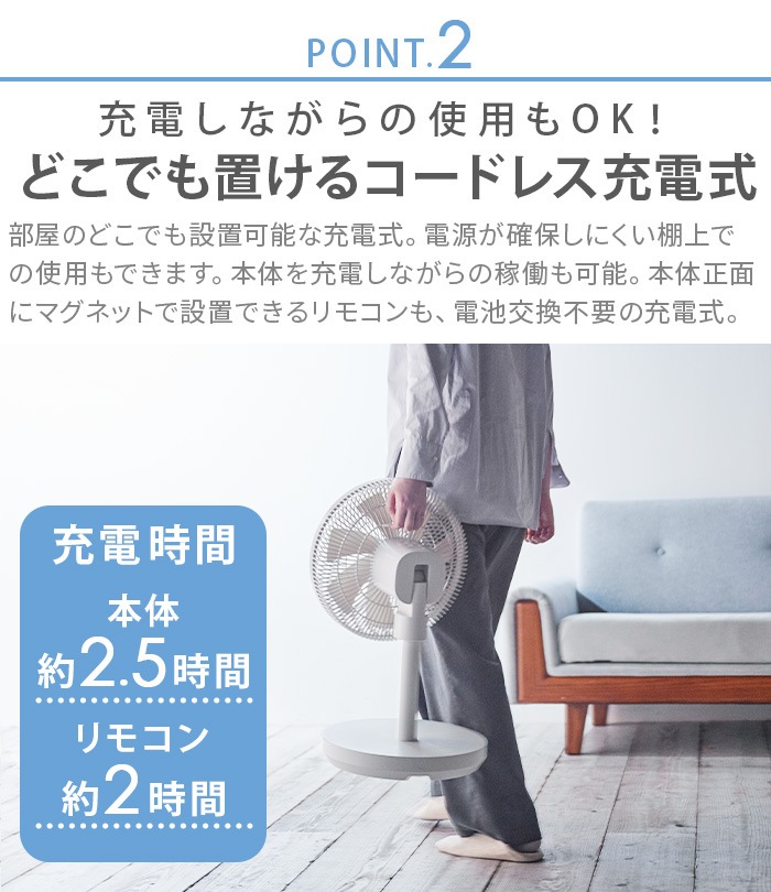 쥳 ɥ쥹 졼 recolte Cordless Circulation Fan RFN-1