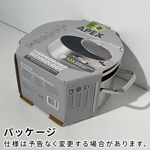 ����Ź ���꡼��ѥ� �����ڥå��� [ ���㥻������ 20cm 05100390 ] ���饹���դ� GreenPan APEX COLLECTION