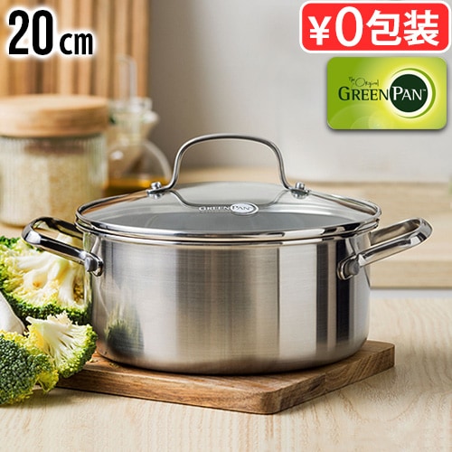 ����Ź ���꡼��ѥ� �����ڥå��� [ ���㥻������ 20cm 05100390 ] ���饹���դ� GreenPan APEX COLLECTION
