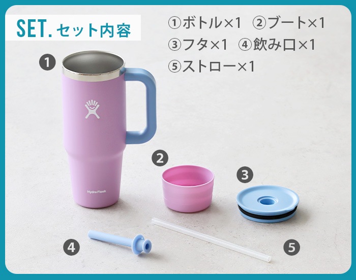 �ϥ��ɥ��ե饹�� Hydro Flask [KIDS TUMBLER WITH STRAW LID] [Kids' Travel Tumbler] 24oz 709ml