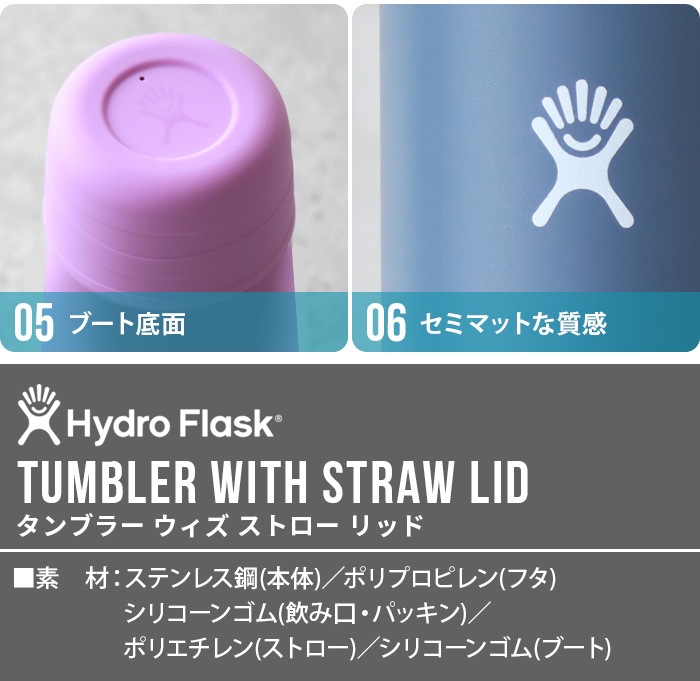 �ϥ��ɥ��ե饹�� Hydro Flask [KIDS TUMBLER WITH STRAW LID] [Kids' Travel Tumbler] 24oz 709ml