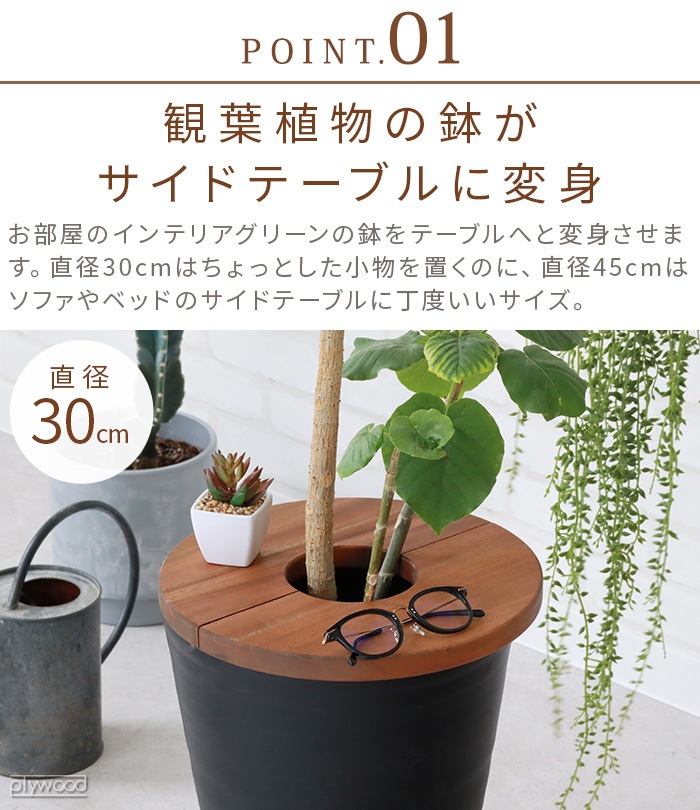  ץĥơ֥ [30] Jardin PLANTS TABLE CIRCLE MHO-PT30C