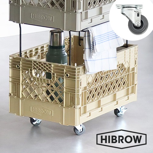 HIBROW FLIP BOX CASTERS 1SET �ϥ��֥��� �ե�åץܥå������㥹������ 1���å�