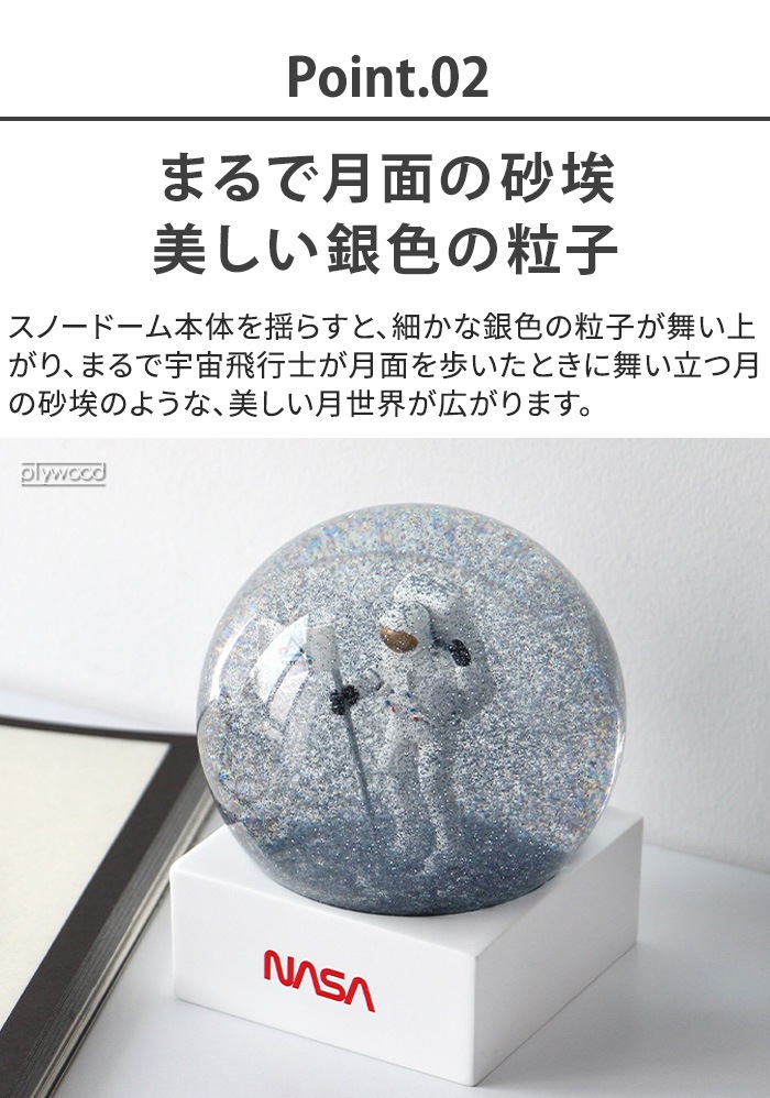�ǥ��ơ��� �ʥ� ���Ρ� �������� DETAIL  NASA Snow Globe