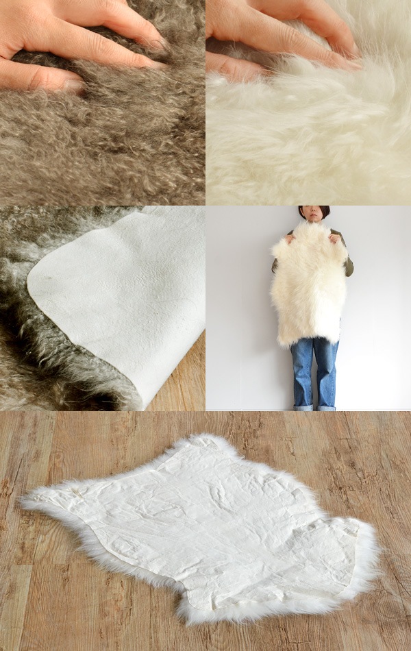 ���ޥ֥� �����ߥ� �ե����ޥå� �饰 amabro CASHMERE FUR MAT