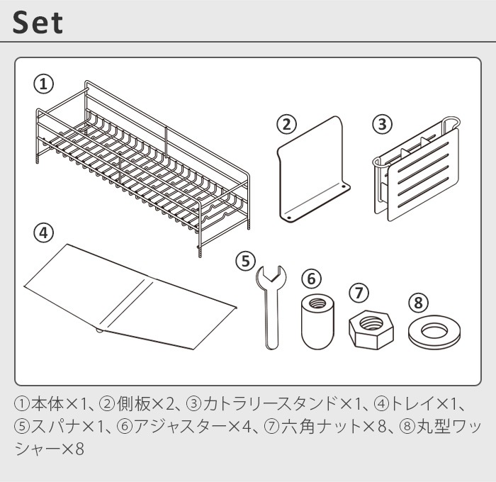 ������ �ǥ��å���ɥ졼�ʡ� ���� UtaU Dish Drainer