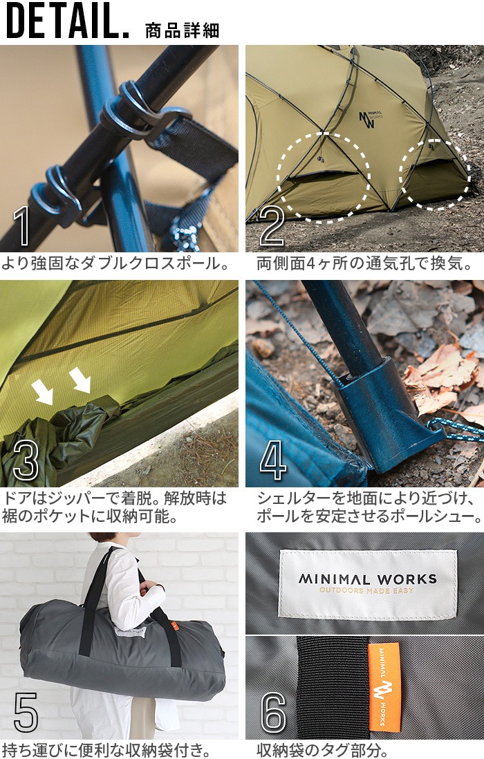 �ߥ˥ޥ����� �����륿������������ MINIMAL WORKS SHELTER GH