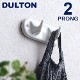 ����ȥ� �ݡ������ 2 �ץ��� �եå� DULTON PORCELAIN 2 PRONG HOOK