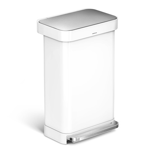 Ź ץҥ塼ޥ 쥯󥮥顼ƥåץ simplehuman rectangular step can [45L] [CW2027/ۥ磻]