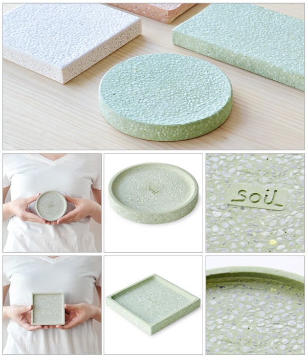 ������ ������ �ǥ��å��� �ե��� �Х� soil SOAP DISH for bath circle / square