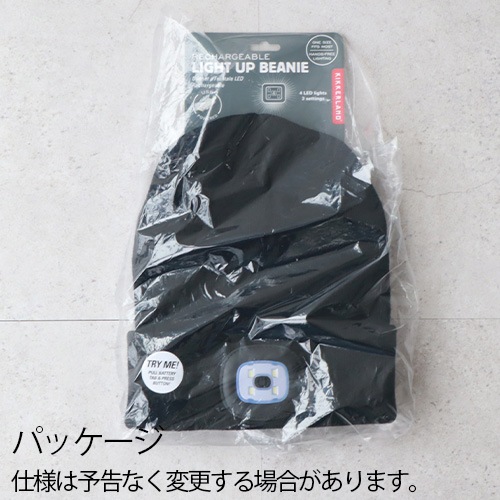 KIKKERLAND RECHARGEABLE LIGHT UP BEANIE KFL68
