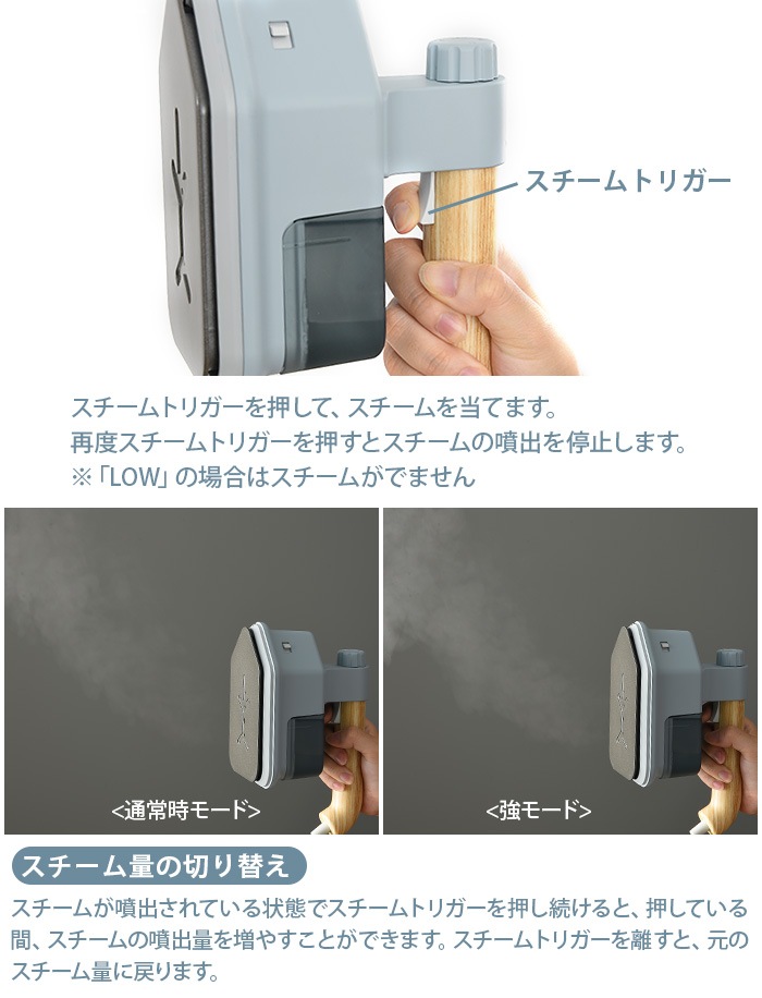 �֥롼�� �ϥ�ǥ�&�ץ쥹�������ޡ� BRUNO HANDY PRESS STEAMER BOE085
