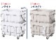�֥�å� �����å��󥰥Х����å� 2�� ���㥹����/�����å���֥륫�С� BRID STACKING BASKET 2 with CASTER / WASHABLE COVER