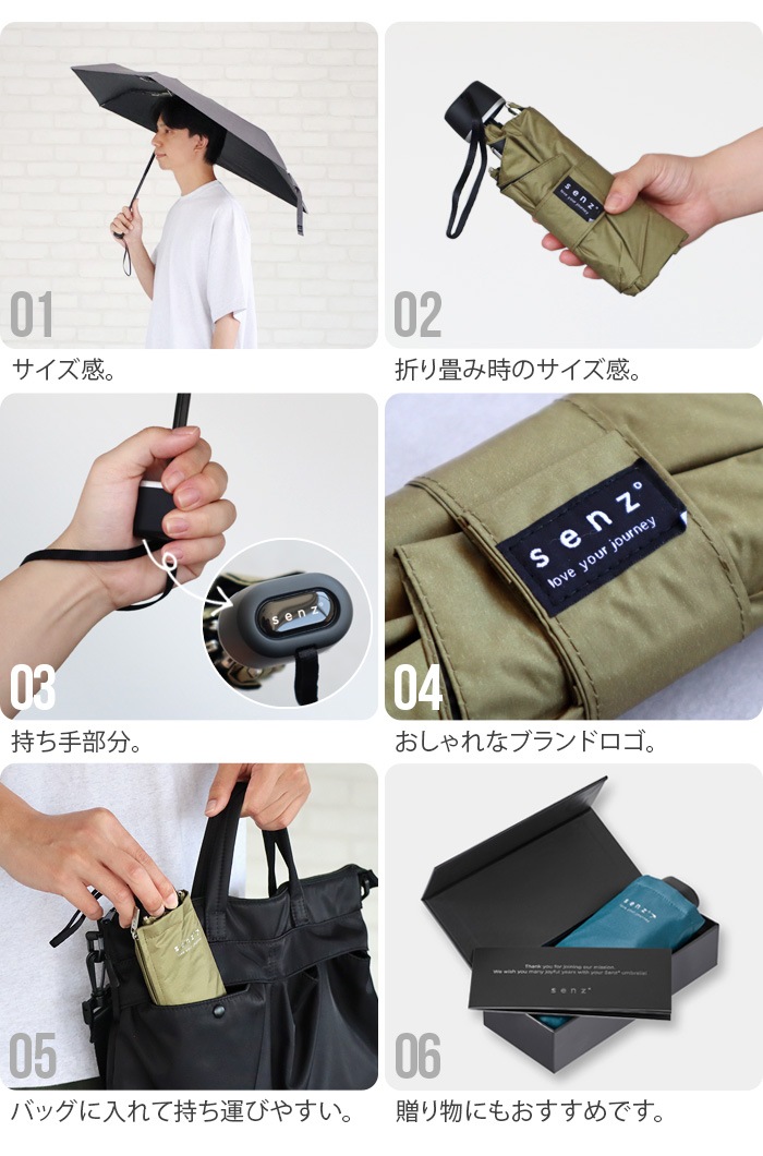 ���� ����֥�� �ҡ��ȥץ롼�� �ޥ����� SENZ Umbrellas NEW SENZ HEAT-PROOF MICRO