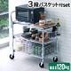 �ڥ᡼����ľ���ʡۥǥ��ơ��� �᥿�� �ե�����ǥ��� ������ DETAIL Metal Folding Cart [ 3 Tier + �Х����åȥ��å�]