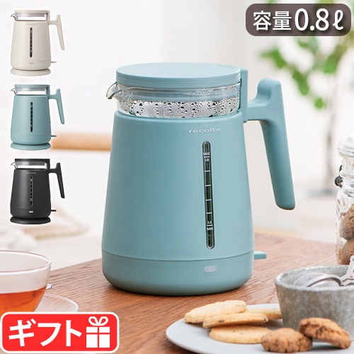 �쥳��� ���֥륦�����륬�饹���ȥ� RDG-1 recolte Double Wall Glass Kettle