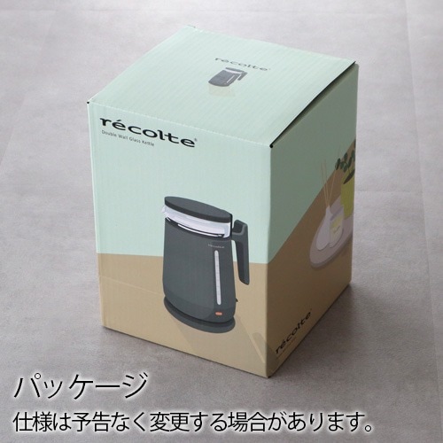 �쥳��� ���֥륦�����륬�饹���ȥ� RDG-1 recolte Double Wall Glass Kettle