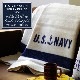 Faribault Woolen Mill US Navy Cream եХ ֥󥱥å