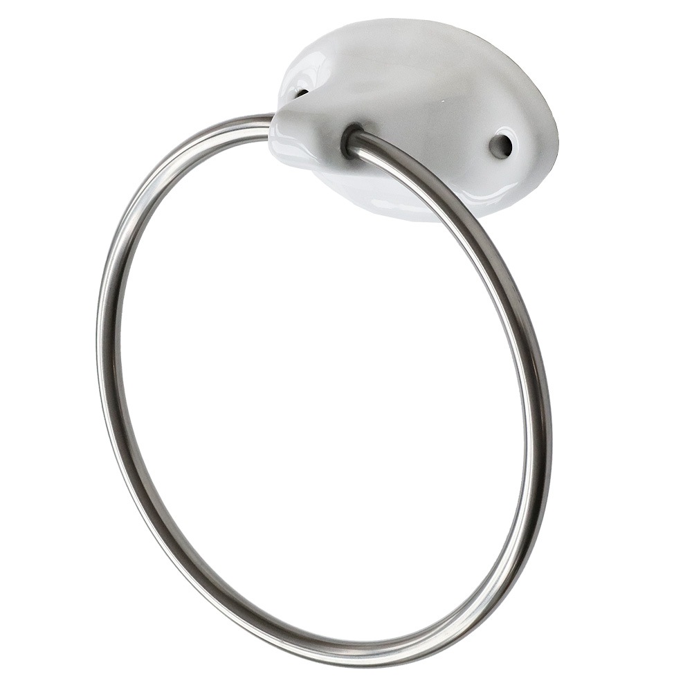 ȥ ݡ   DULTON PORCELAIN TOWEL RING