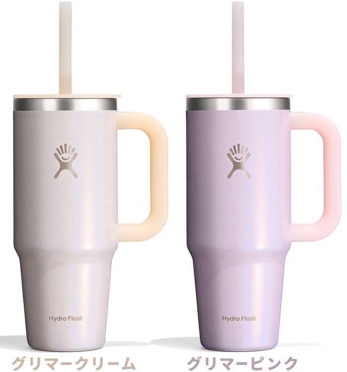 ���ꥫ�顼 �ϥ��ɥ��ե饹�� ����ޡ� �ȥ�٥� ����֥顼 709ml Hydro Flask GLIMMER TRAVEL TUMBLER 24oz