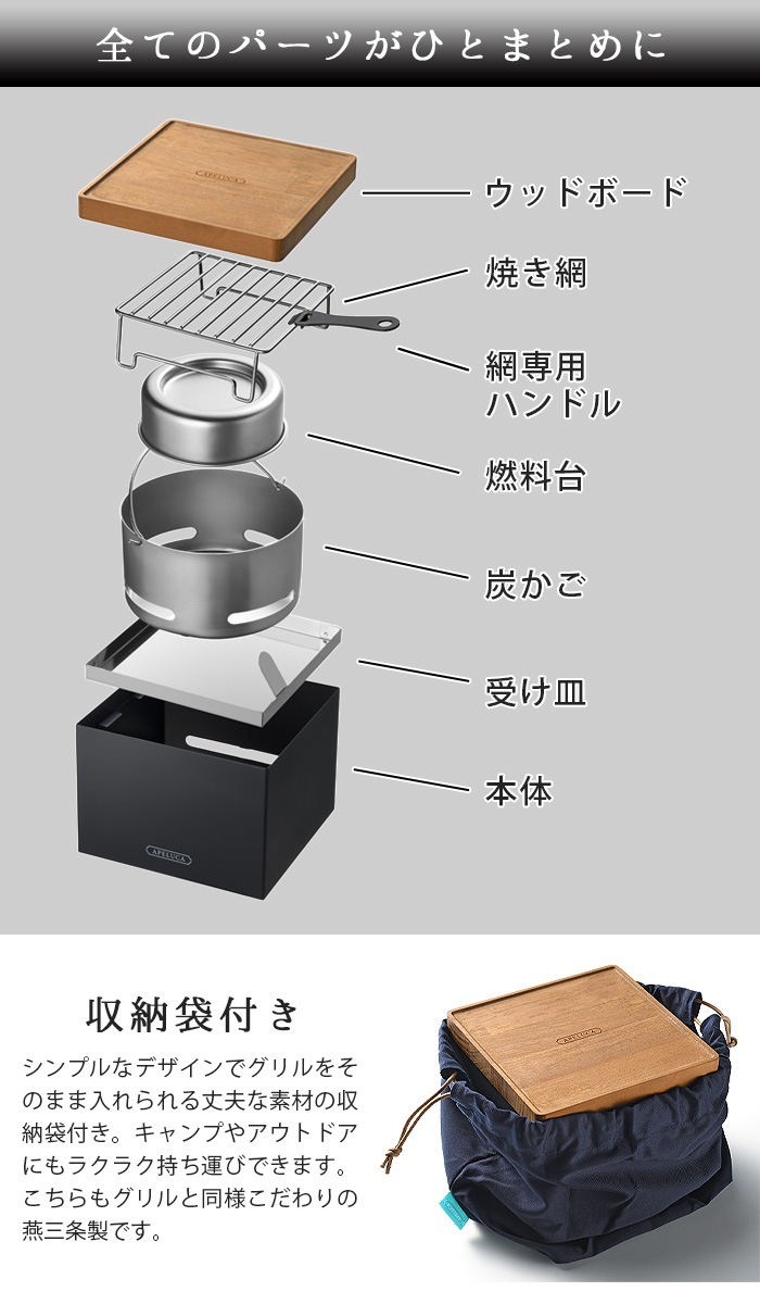 ���ڥ륫 �ơ��֥�ȥåץ���� APELUCA TABLETOP GRILL