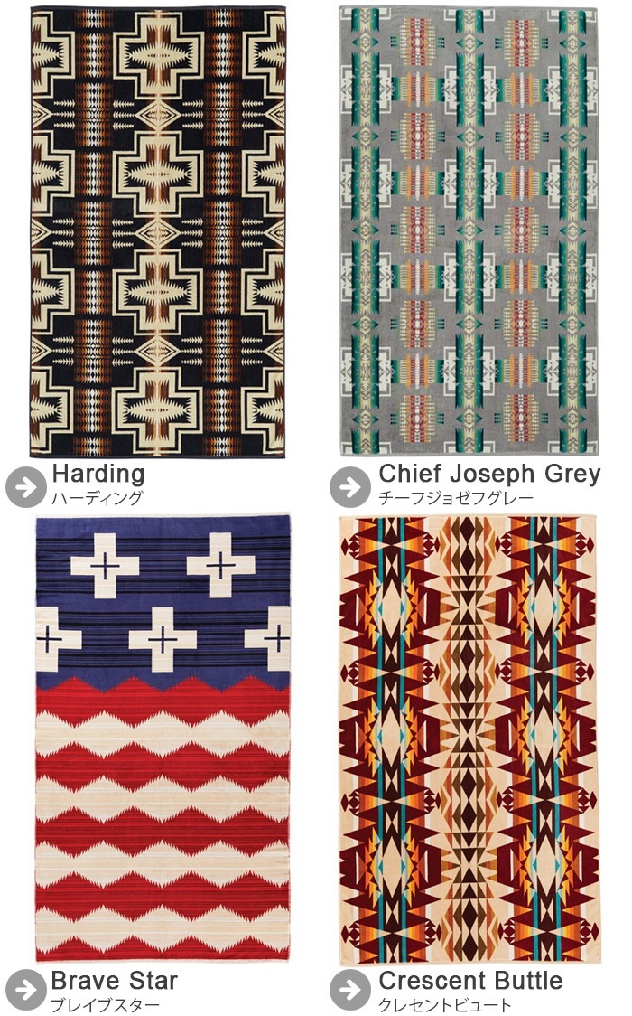 �ڥ�ɥ�ȥ� ���㥬���ɥ����� �����С������� PENDLETON Jacquard Towel Oversize