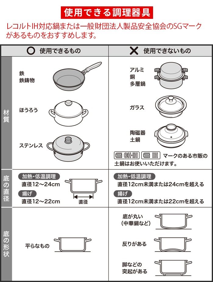 �쥷���� �쥳��� ���IH�ҡ����� recolte RIH-1U IHĴ����