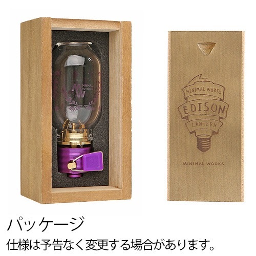 ̸ ߥ˥ޥ  󥿥 饤å /  MINIMAL WORKS Edison Lantern