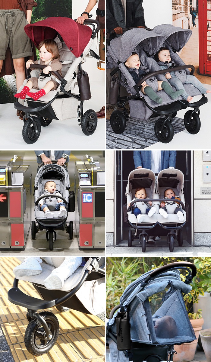 AIRBUGGY COCO DOUBLE EX FROM BIRTH Х