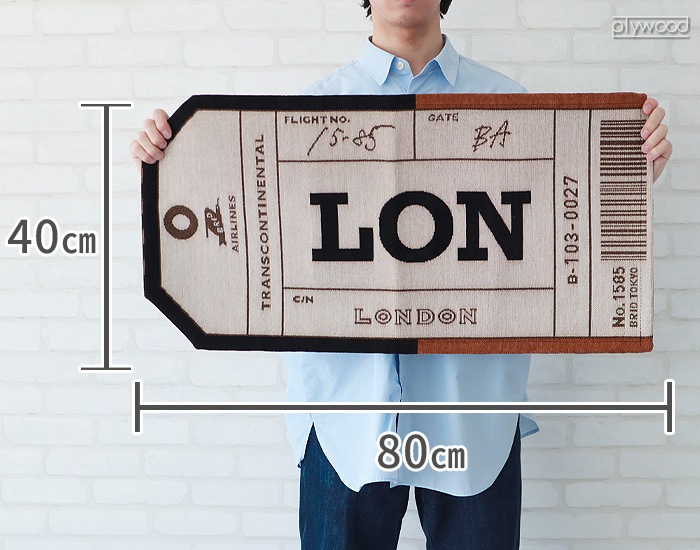 �֥�å� �Х��å� ���� �饰 BRID BAGGAGE TAG RUG 001483