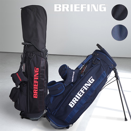 【ブリーフィングゴルフ】極美品 キャディバッグ CR-4 ♯02 ネイビー BRIEFING CR-4 #02 BRG203D21 [ブラック ネイビー