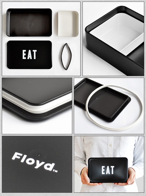 �ե����� ��٥�� �����ܥå��� Floyd LABELED LUNCH BOX  [ L������/800ml ]