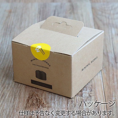 �ߥ˥ޥ����� ��������˥������ޥ��� [���꡼��] MINIMAL WORKS GAS CANISTER MASK 110g