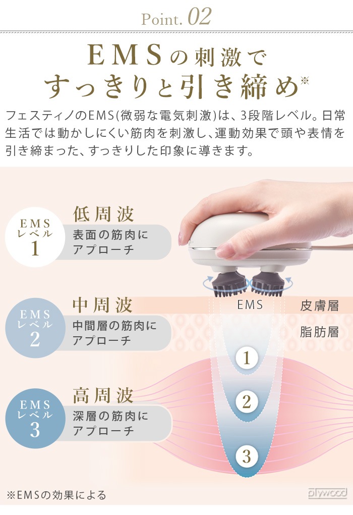 եƥ ż EMSإåɥ ߥ FESTINO CHARGING EMS HEAD SPA MINI SMHB-045
