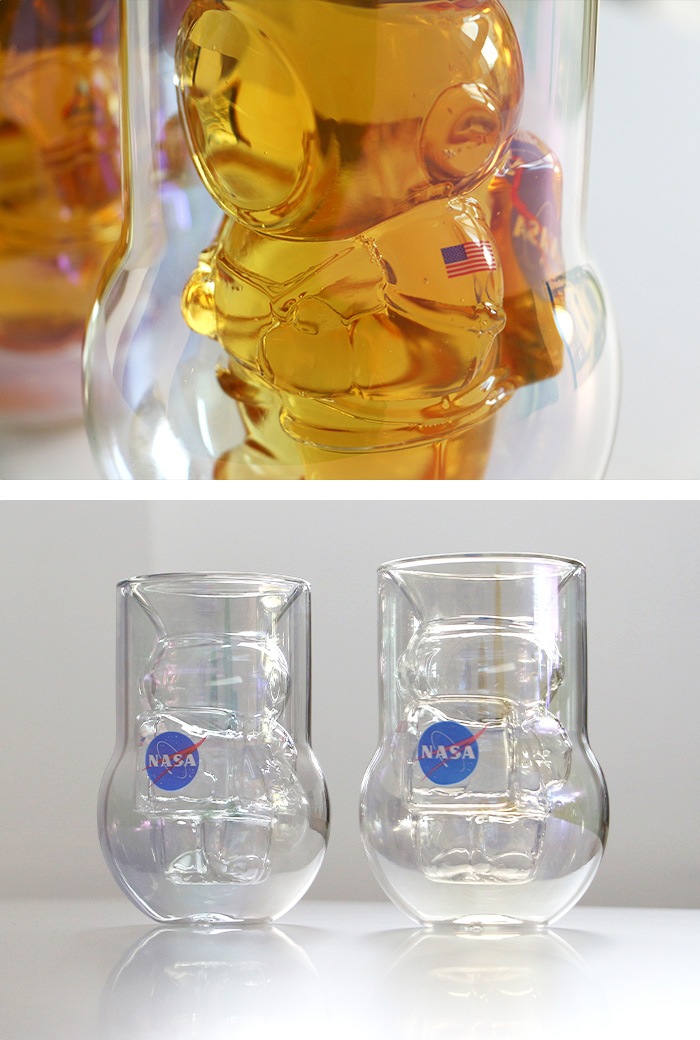 DETAIL NASA Astronaut Double Wall Glasses 2P SET