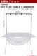 �٥�� VST �ե�åȥơ��֥�S���ѥϥ󥬡� �ơ��֥������ VERNE VST Flat Table S Hanger VR-VA-23HFS