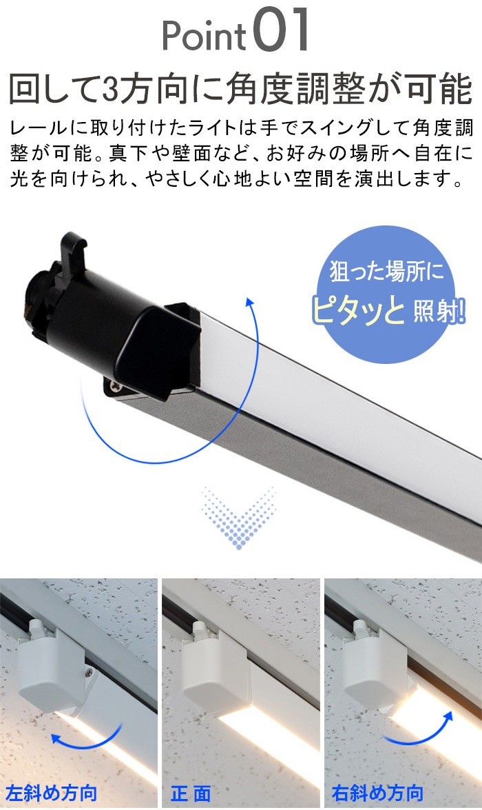 �֥�å� �����󥰥饤�� ���륤���ǥ��� �����ȥ饤�� 50cm BRID SWING LINE LED DUCT LIGHT