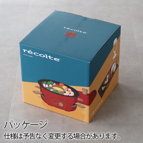 쥳 ѡƥå recolte Party Cooker RRF-3