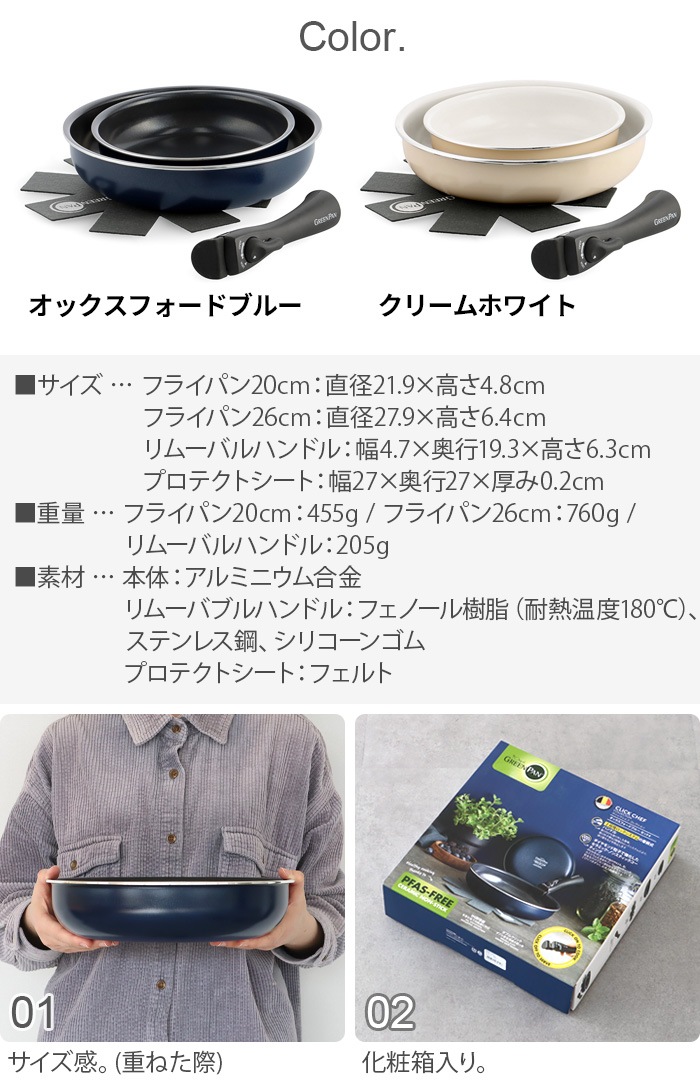 GreenPan ����å������� 4�����å�