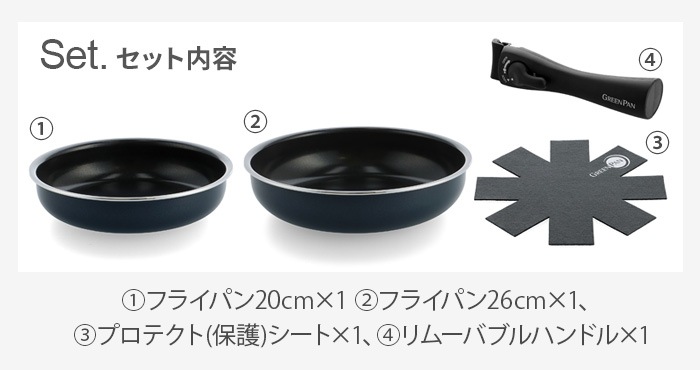 GreenPan ����å������� 4�����å�
