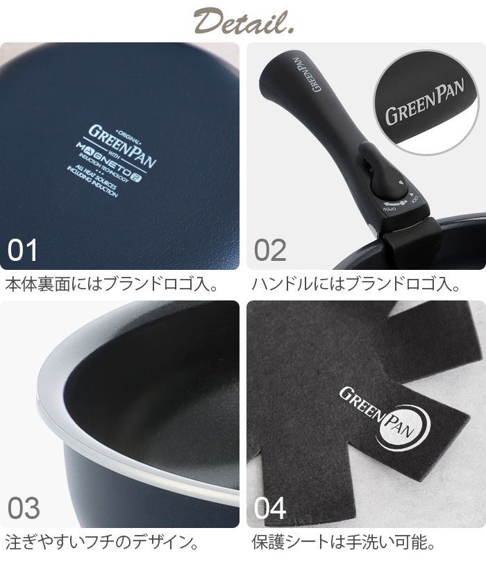GreenPan ����å������� 4�����å�