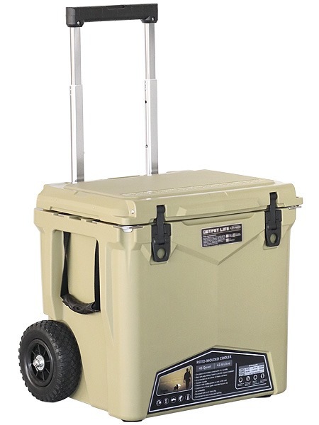 ȥץåȥ饤  ǥ饤  顼ܥå ۥդ 45QT / 42L OUTPUT LIFE  Deelight iceland Cooler Box with Wheels