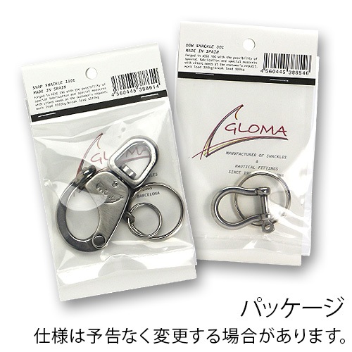 ޥΡƥ Хå GLOMA NAUTICA Bow Shackle 302
