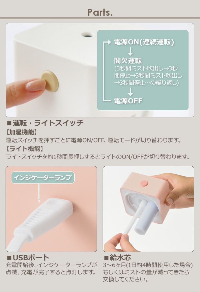 �֥롼�� ���塼�֥ߥ��� ���ż��ѡ����ʥ�ü��� BDE057 BRUNO CUBE MIST